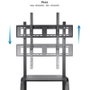 Tooq Coloso Soporte de Suelo con Ruedas para TV 37-100 pulgadas